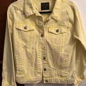 Black Label Yellow Women's Denim Jacket